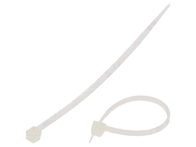 Kabelbinder; L: 80mm; W: 2,5mm; polyamide; 80N; natuurlijk; UL94V-2 Kabelbinder; L: 80mm; W: 2,5mm; polyamide; 80N; natuurlijk; UL94V-2